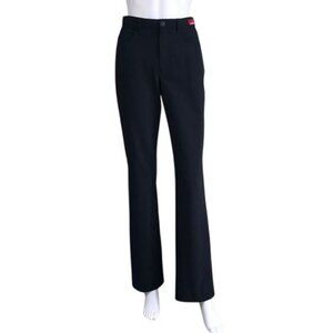 BIANCA Arizona Lace Up Leg Trousers in Black - 4